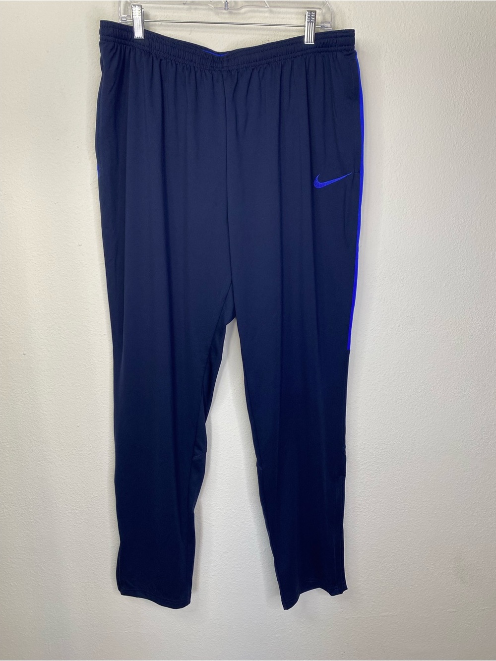 Nike Dri-FIT Academy Soccer Training Pants XXL Blue Navy Swoosh Minimalist Sport